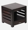 Russell Bedside Table In Dark Mahagony Finish