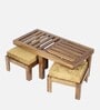 Russell Coffee Table Set in Teak Finish Russell Coffee Table Set in Teak Finish