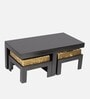 Russell Coffee Table Set inDark Walnut Finish
