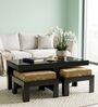 Russell Coffee Table Set inDark Walnut Finish