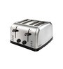 Russell Hobbs N18790 1250/1500W Premium Stainless steel 4 Slice automatic Pop Up Toaster