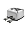 Russell Hobbs N18790 1250/1500W Premium Stainless steel 4 Slice automatic Pop Up Toaster