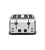 Russell Hobbs N18790 1250/1500W Premium Stainless steel 4 Slice automatic Pop Up Toaster