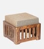 Russell Nesting Coffee Table Set in Teak Finish