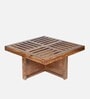 Russell Nesting Coffee Table Set in Teak Finish
