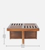 Russell Nesting Coffee Table Set in Teak Finish