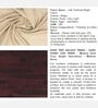 Russell Sheesham Wood Nesting Coffee Table Set in Walnut Finish with 2 stools