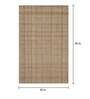 Rust Geometric 100% Wool 5 ft x 7 ft Hand Tufted Carpet