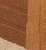 Rust Abstract Wool and Cotton 5 ft x 8 ft Hand tufted Carpet