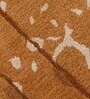Rust Abstract Wool and Cotton 5 ft x 8 ft Hand tufted Carpet