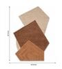 Rust Abstract Wool and Cotton 5 ft x 8 ft Hand tufted Carpet