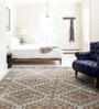 Rust Persian Cotton 8 ft x 10 ft Hand Knotted Carpet