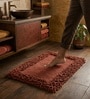Rust Cotton 16X24 Inches Anti-Skid Bath Mat