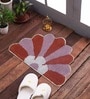 Rust Cotton 16X24 Inches Anti-Skid Bath Mat