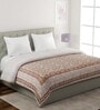 Rust Cotton 170 GSM Double Bed Quilt