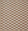 Rust Cotton Geometric 67X50 Inches Throw