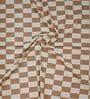 Rust Cotton Geometric 67X50 Inches Throw