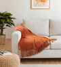 Rust Cotton Throw