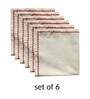 Rust Geometric Polycanvas (Set of 6) Placemat With Napkins