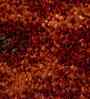 Rust Geometric Polypropylene 5x8 Feet Machine Made Carpet