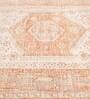 Rust Persian Jute and Wool 9 ft x 12 ft Hand Woven Carpet