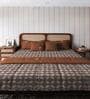 Rust Microfiber Geometric 150 GSM Double Bed Comforter