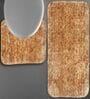 Rust Microfibre 16x24 Inches Washable Bath Mat