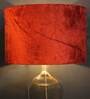 Skyline Orange Velvet Solid Lampshade