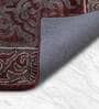 Rust Persian Woolen Blend 6 x 9 Feet Hand Tufted Carpet