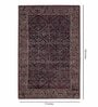 Rust Persian Woolen Blend 6 x 9 Feet Hand Tufted Carpet