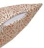 Rust Polyester Jacquard 16x16 inches Cushion Cover Set of 5