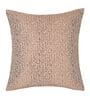 Rust Polyester Jacquard 16x16 inches Cushion Cover Set of 5