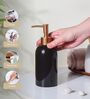 Rust Proof Ceramic Black Liquid Soap Dispenser