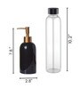Rust Proof Ceramic Black Liquid Soap Dispenser