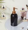 Rust Proof Ceramic Black Liquid Soap Dispenser
