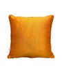 Rust Silk blend Honeycomb Brocade 16x16 inches Cushion Covers (Set of 2)