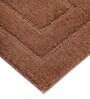 Rust Solid MicroFibre 14x10 Inches Antiskid Bath Mats