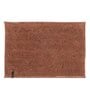 Rust Solid MicroFibre 14x10 Inches Antiskid Bath Mats