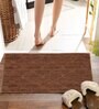 Rust Solid MicroFibre 15x10 Inches Antiskid Bath Mats