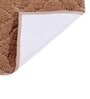 Rust Solid MicroFibre 15x10 Inches Antiskid Bath Mats