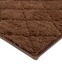 Rust Solid MicroFibre 15x10 Inches Antiskid Bath Mats