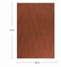 Rust Abstract Wool & Jute 4 x 6 Feet Hand Woven Carpet