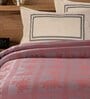 Rust Floral 144 TC 100% Cotton Queen Sized Bed Sheets with 2 Pillow Covers