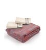 Rust Floral 144 TC 100% Cotton King Sized Bed Sheets with 2 Pillow Covers