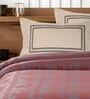 Rust Floral 144 TC 100% Cotton King Sized Bed Sheets with 2 Pillow Covers