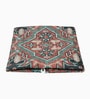 Rust Traditional Polyester 24x24 Inches Skid-Resistant Backing Prayer Mats (Pack of 1)