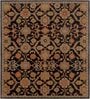 Black Traditional Wool 8 x 10 Feet Hand tufted Carpet