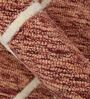 Red Geometric Wool 5 ft x 8 ft Hand Tufted Carpet