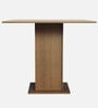 Rustic 2 Seater Dining Table in Wood Finish