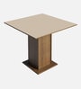 Rustic 2 Seater Dining Table in Wood Finish